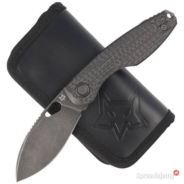 Nóż składany FOX Chilin Black Carbon Fiber Black Warszawa