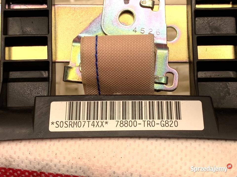 KURTYNA POWIETRZNA PRAWY HONDA CIVIC IX