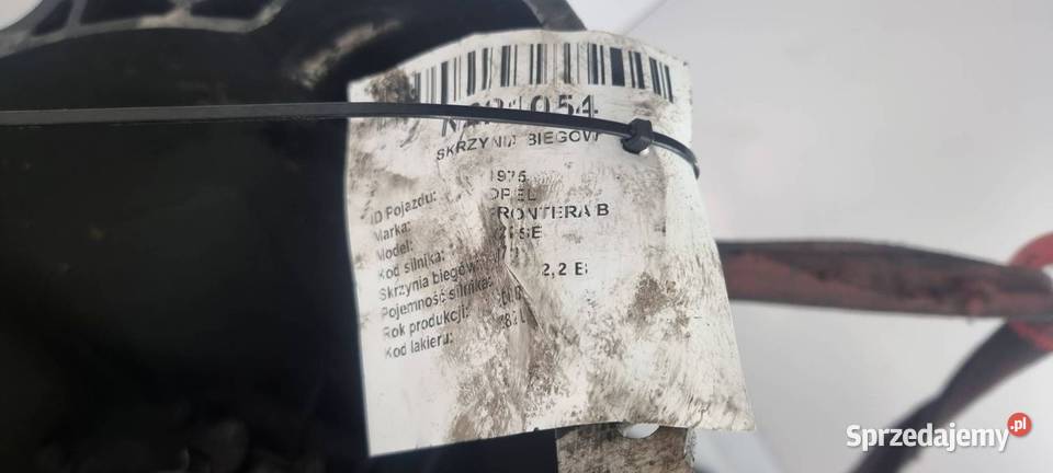 SKRZYNIA BIEGÓW OPEL FRONTERA B MUA869 22 DTI