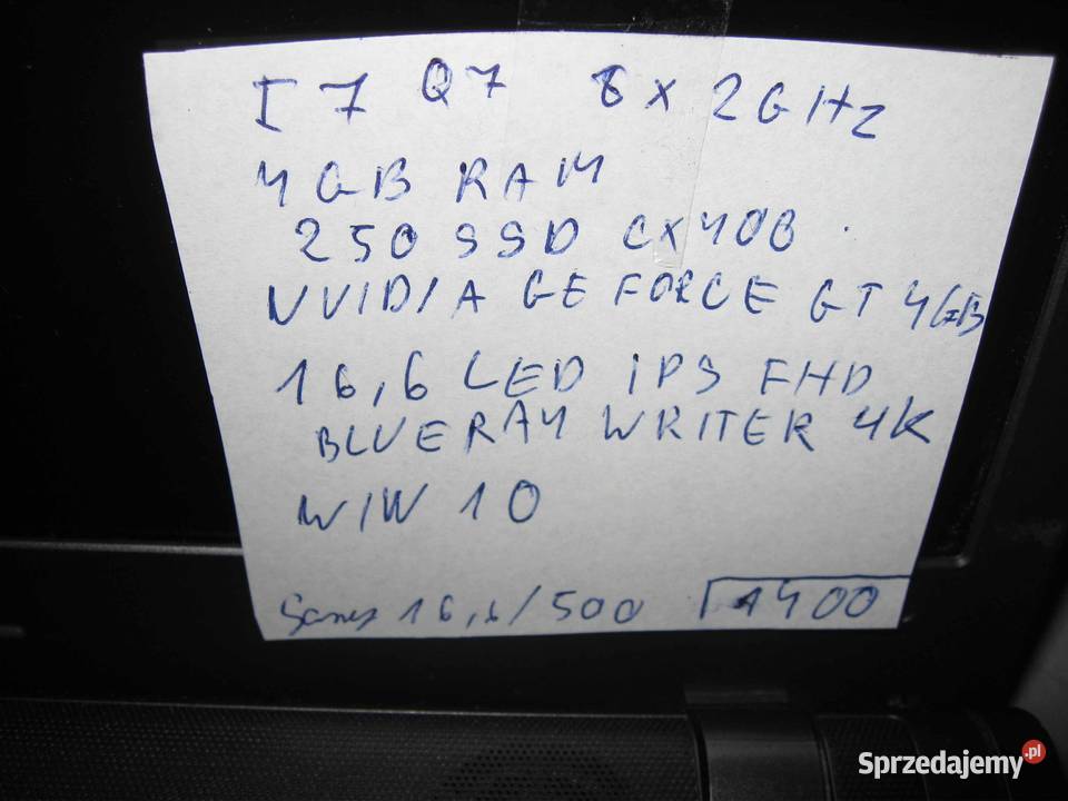 Laptop 17 gamingowy I7 Nvidia Tanie Laptopy Nowe Częstochowa