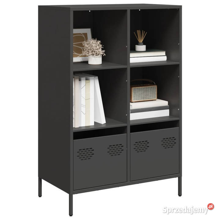 Szafka czarna 68x39x1035 stal WM851382 Pozostałe Warszawa