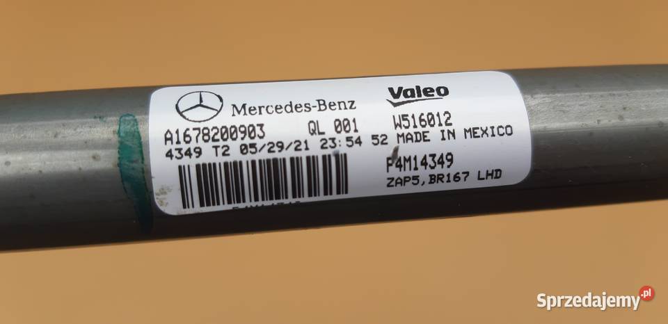 MERCEDES GLE W167 MECHANIZM WYCIERACZEK Bieleń