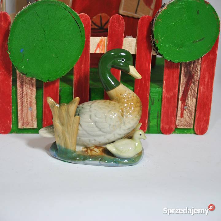 Porcelanowa kacza rodzinka Szczytno