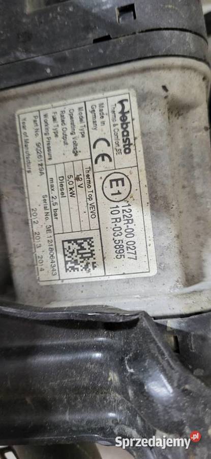 Sprzedam webasto podkarpackie Narol sprzedam