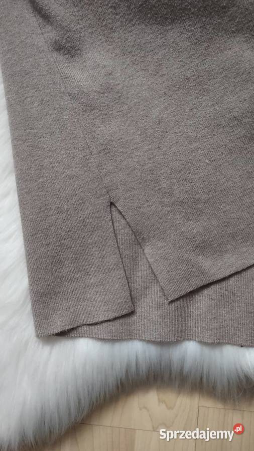 Sweter tunika beżowy ZARA S Olkusz