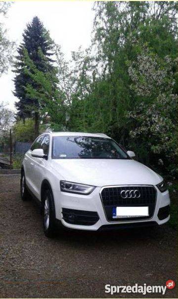 Audi Q3 20 TDi 2012 przebieg 8500 1 właściciel reflektory ksenonowe Kraków sprzedam