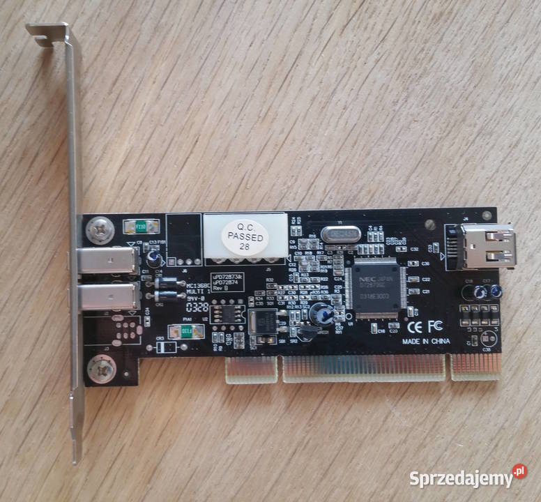 Karta FireWire IE1394A PCI firmy NEC Żyrardów