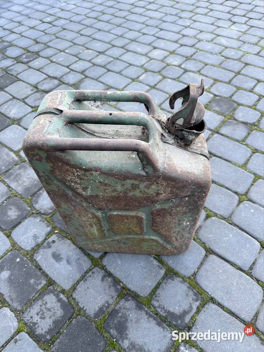Karnister metalowy 20l prl Zwoleń