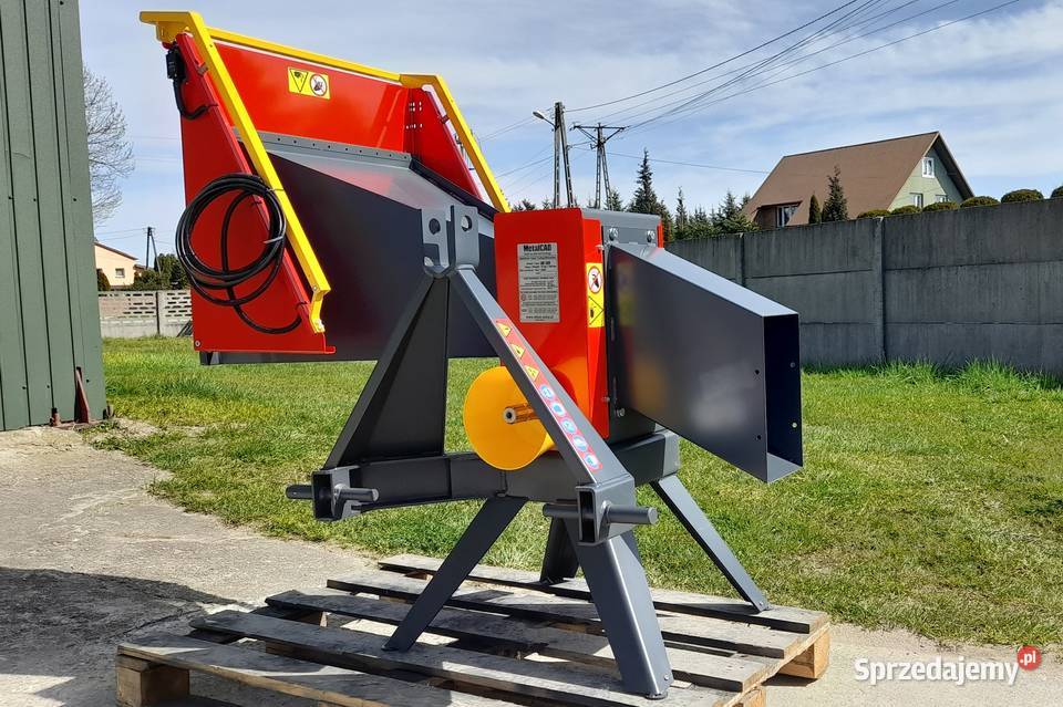 Rębak walcowy HR 100 6 noży MetalCAD gałęzie do Janów Lubelski