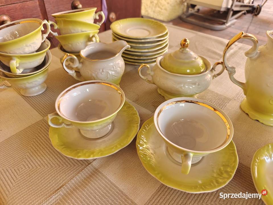 Porcelanowy serwis kawowy Wałbrzych Książ Kluczbork sprzedam