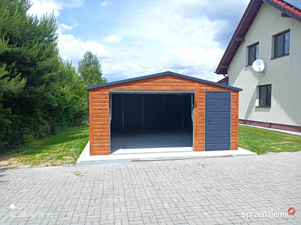 Garaż Blaszany 5x6 z pomieszczeniem gospodarczym
