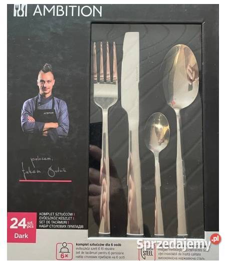 Komplet sztućców Ambition Dark 24 Gdańsk