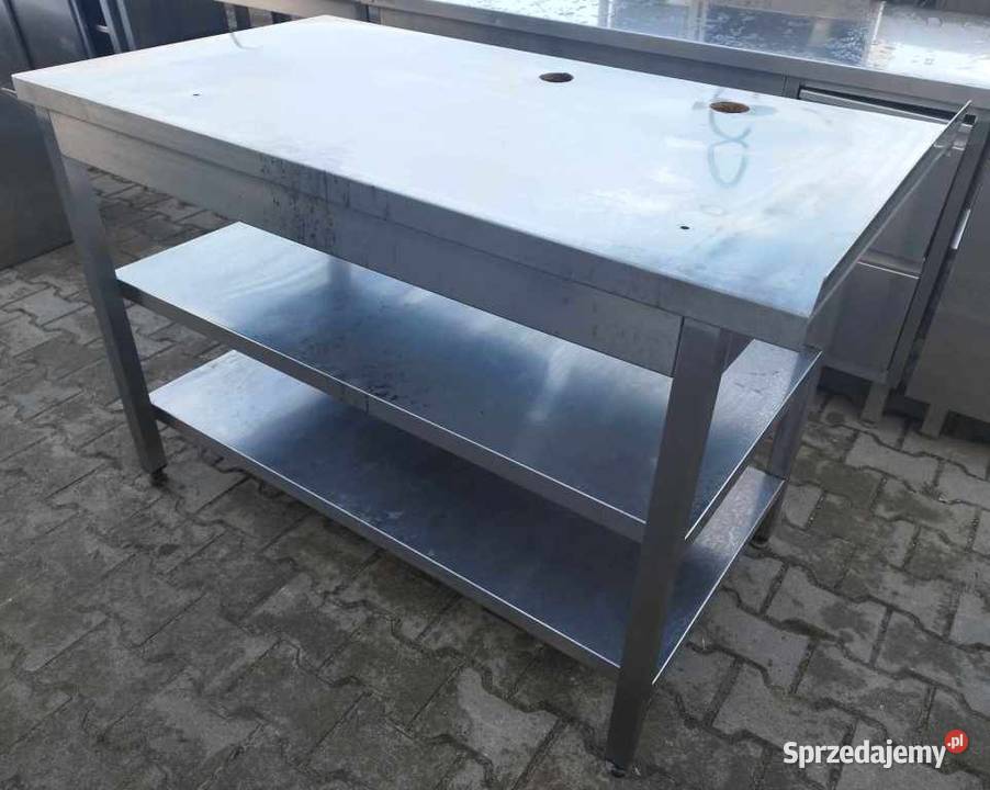 Stół gastronomiczny z półkami 1307085 Ostrów Wielkopolski