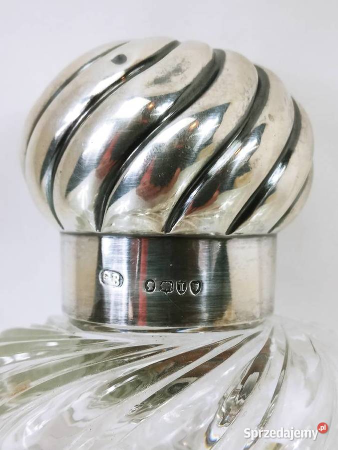 Londyn Flakon na perfumy Srebro 925 Kryształ Nowa Sól