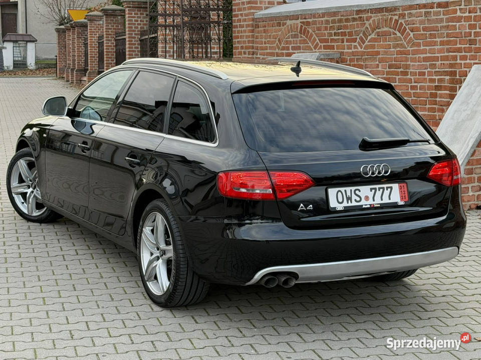 Audi A4 Avant SLine 20TDI 143 Manual Opłacona kurtyny powietrzne Audi Zwoleń