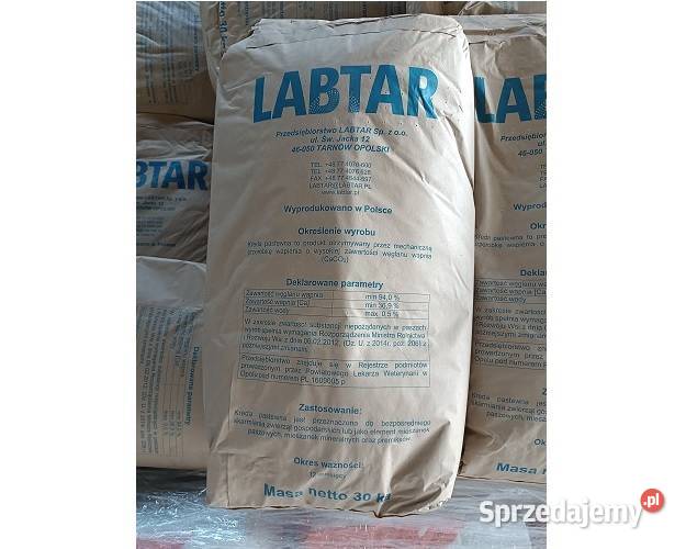 Kreda pastewna gruboziarnista paleta 33 worki 30 Raciniewo sprzedam