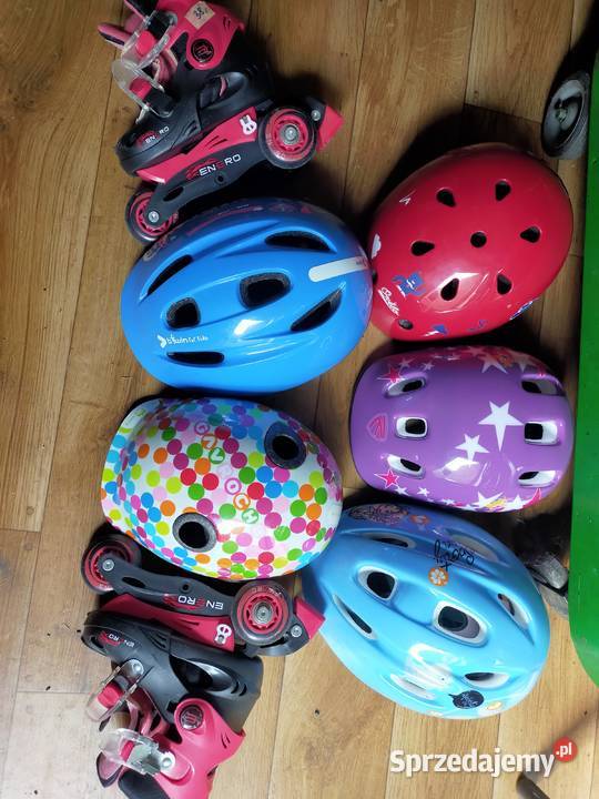 Hulajnoga zestaw pakiet z kaskami Cieszyn