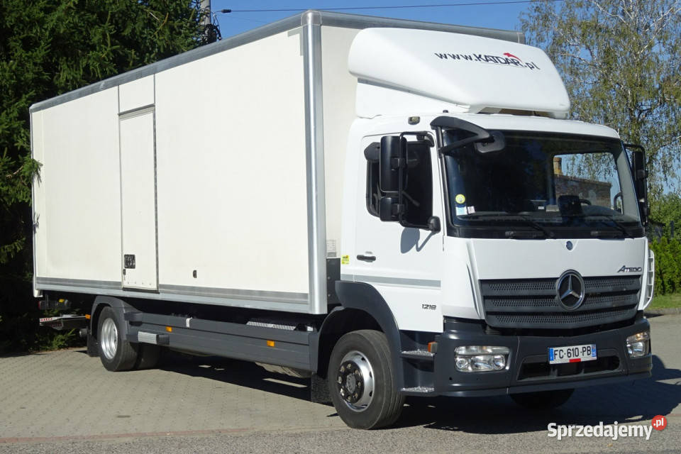 Mercedes Atego 1218 Euro 6 272 kontener 18p pełny VAT Góra Kalwaria