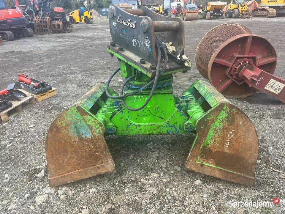 Chwytak hydrauliczny wyburzeniowy rozbiórkowy Koparki Maków Podhalański sprzedam