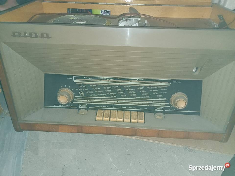 Radio z gramofonem AIDA 3201 z lat 60tych PRL Ksawerów