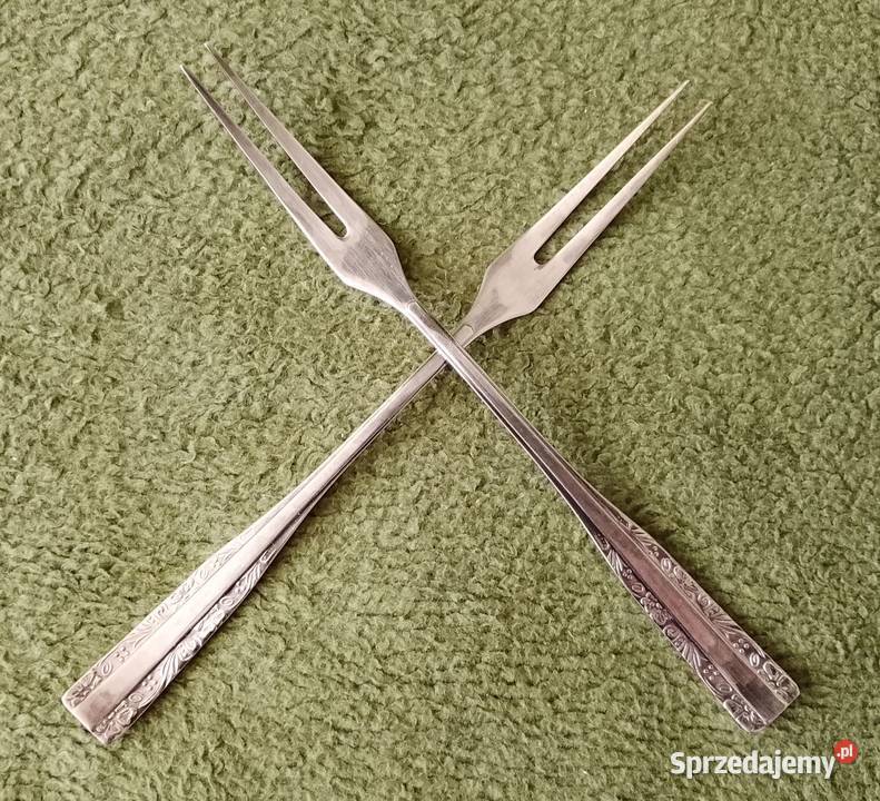 Platerowane widelce serwingowe Hefra wzór Katowice sprzedam