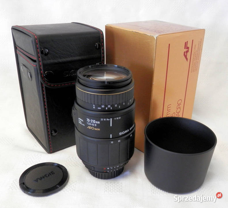 Sigma AF 70210 APO Macro F3545D Nikon FX Bełchatów