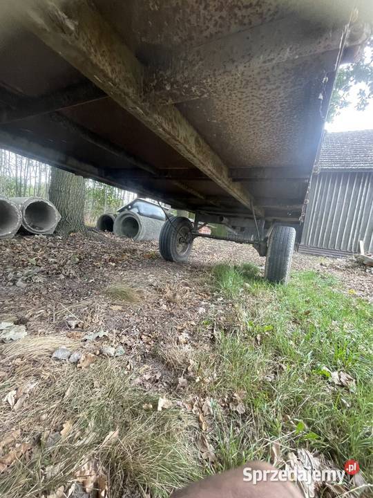 Przyczepa sztywna 3 ton nieuszkodzony Julianpol sprzedam