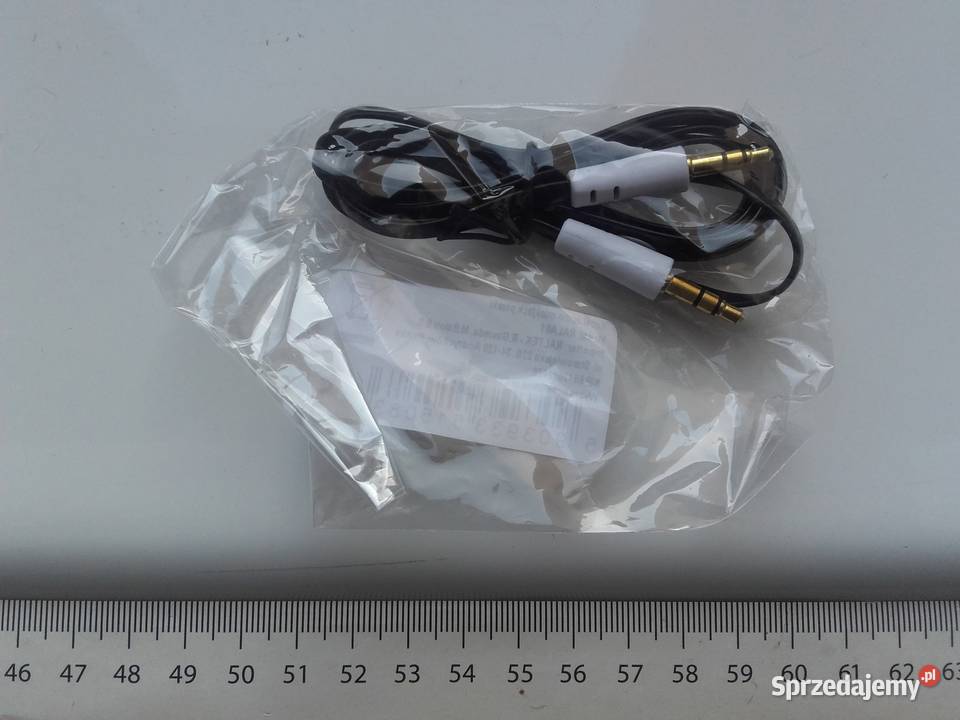 Kabel audio 1m AUX miniJack 35mm płaski stereo Bydgoszcz sprzedam