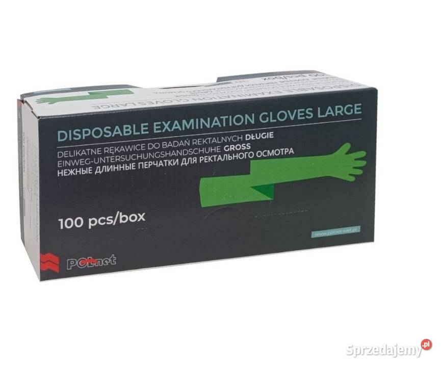 Rękawice Rektalne inseminacyjne weterynaryjne Borek Wielkopolski