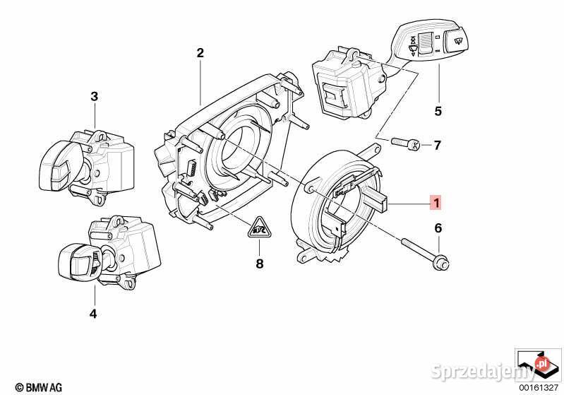 TAŚMA AIR BAG AIRBAG BMW 5 E60 6976394