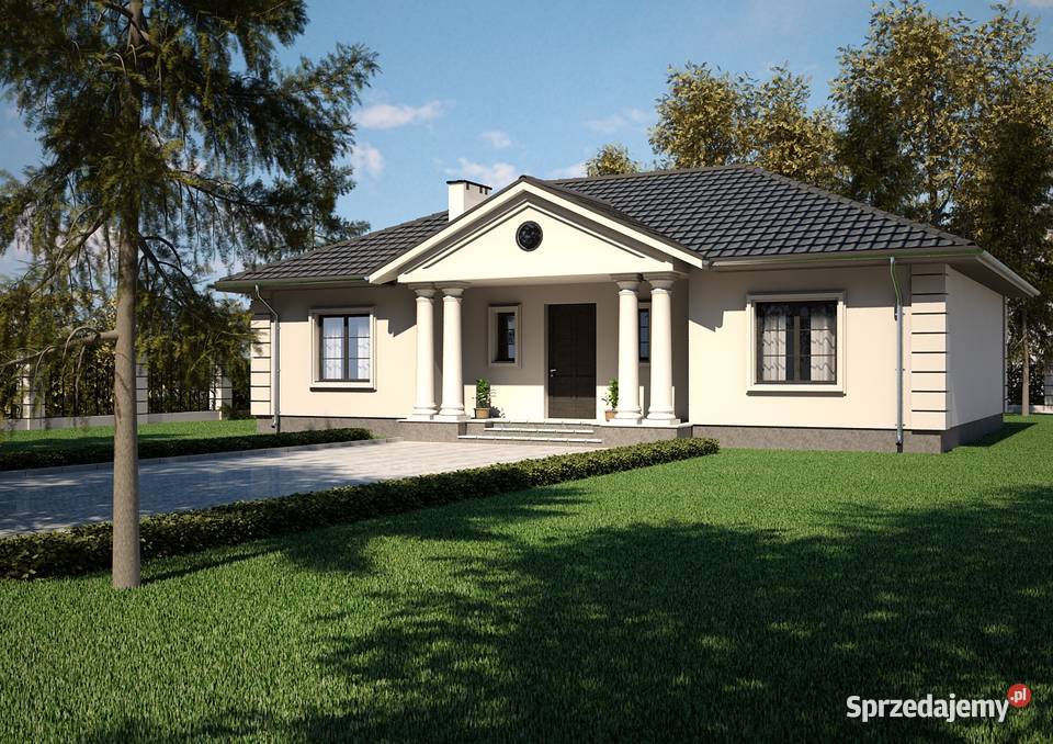 Projekt Domu Parterowego DWOREK POLSKI B669 Kraków