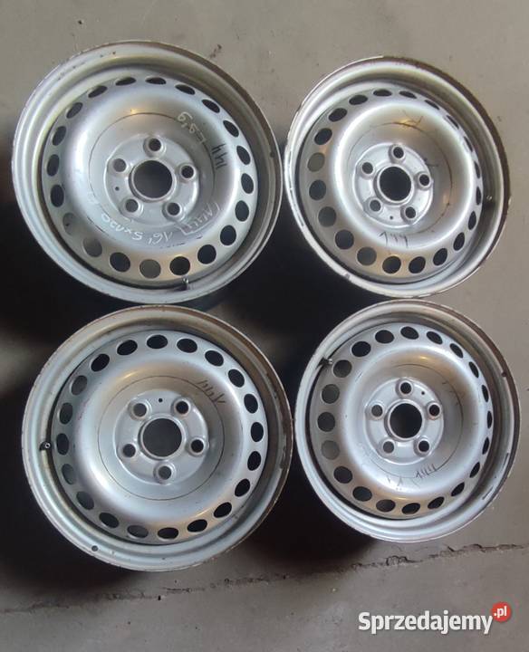 16 5x120 ET51 65J KOMPLET FELG STALOWYCH Średnica 16" Trzebnica