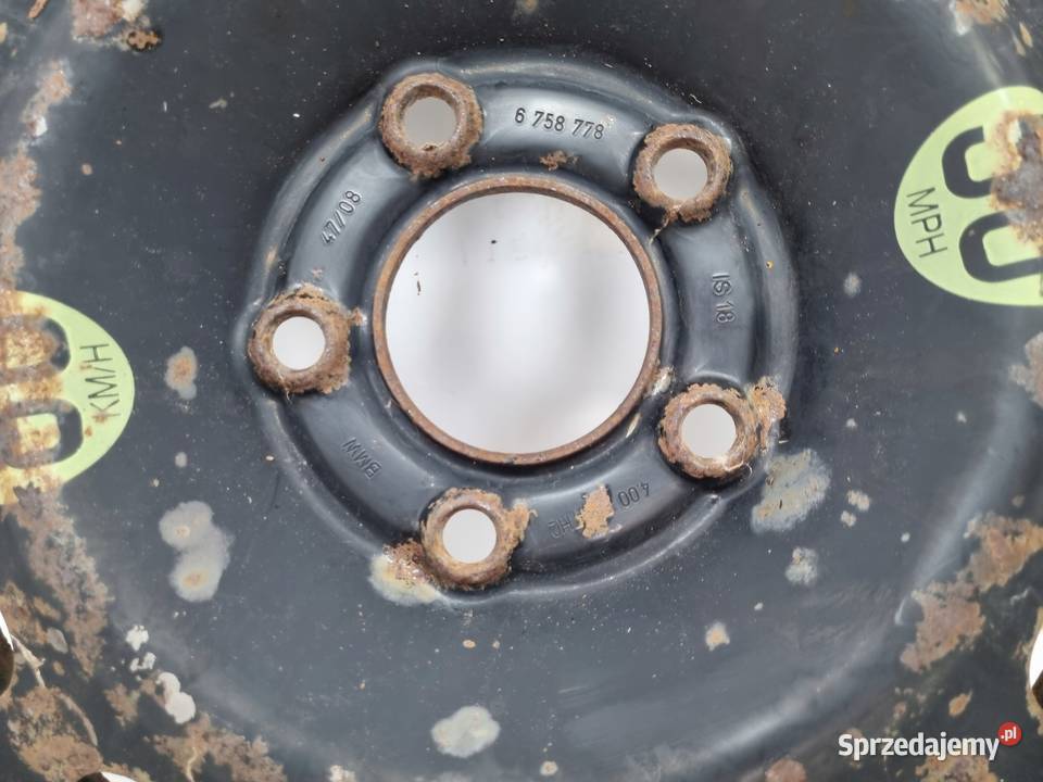 KOŁO DOJAZDOWE BMW X3 E83 dojazdówka 13590 R17 Samochodowe Chełm