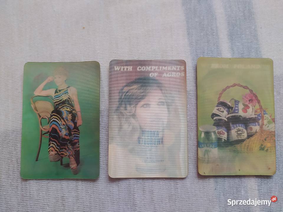 Kalendarzyki Argos 3D PRL Warszawa sprzedam