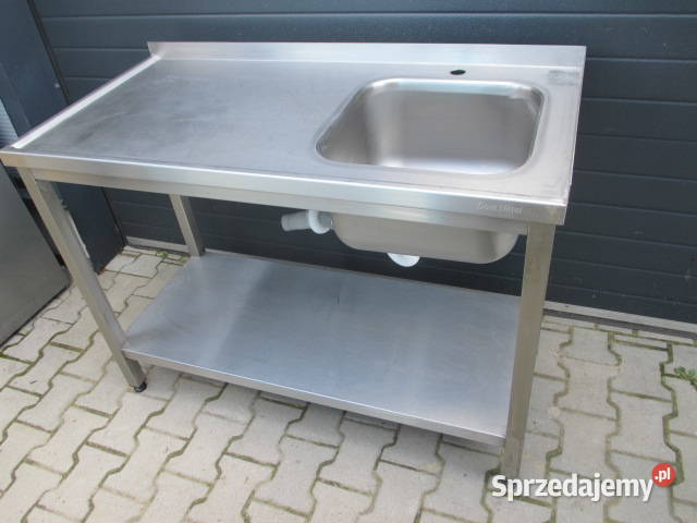 ZLEW GASTRONOMICZNY 1 KOMOROWY Z PÓŁKĄ 1206085