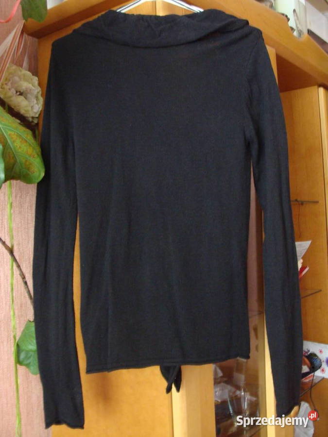 sweter zara czarny łódzkie
