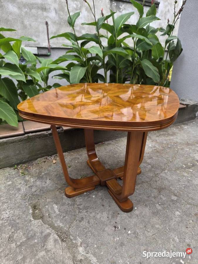 Stary stolik kawowy w stylu Art Deco antyk Sękocin Nowy