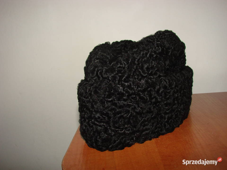 czapka karakułowa PRL Pruszcz Gdański