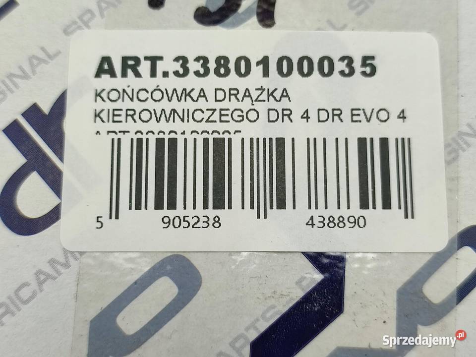 KOŃCÓWKA DRĄŻKA KIEROWNICZEGO DR EVO 4 2020