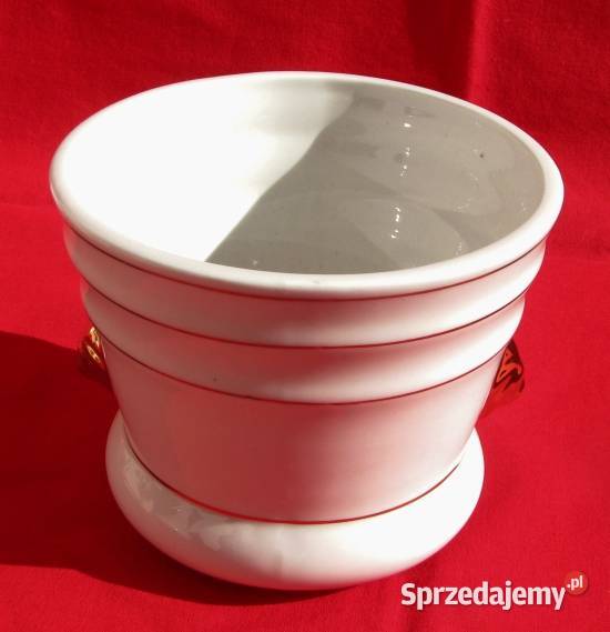 Osłonka porcelanowa ZŁOTE LWY MASZKARONY Koszalin sprzedam