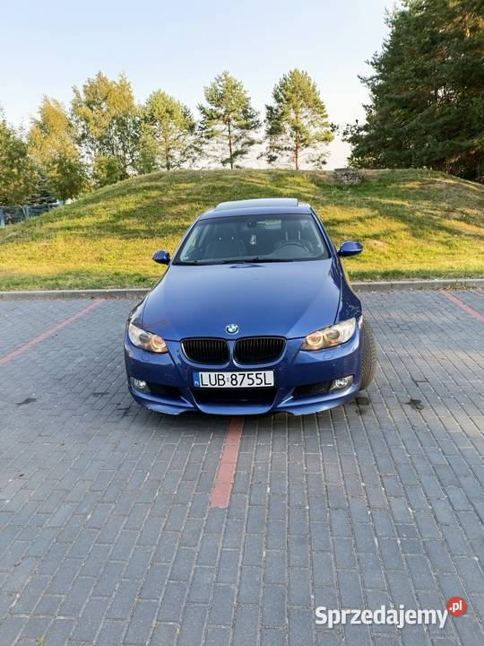 BMW e92 30 automat łopatki Zamiana skórzana tapicerka Samochody osobowe Bełżyce