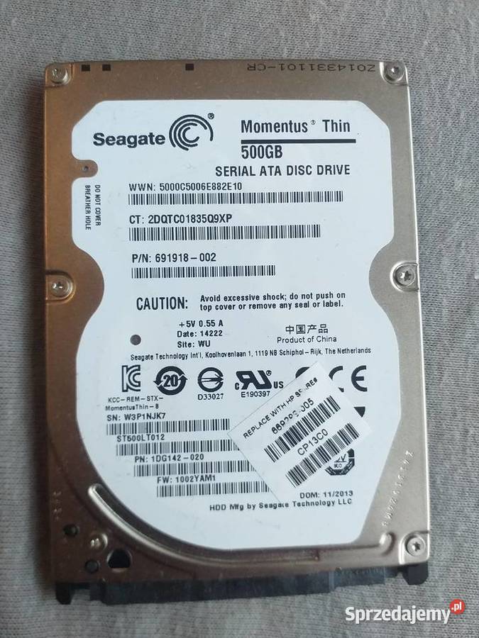 seagate momentus thin 500gb dysk twardy Sandomierz