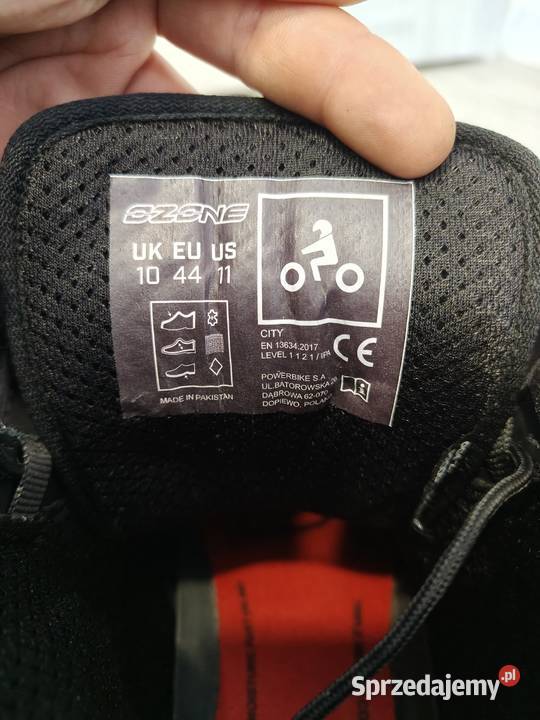 Buty motocyklowe Ozone City Black rozmiar 44 Bogumiłów