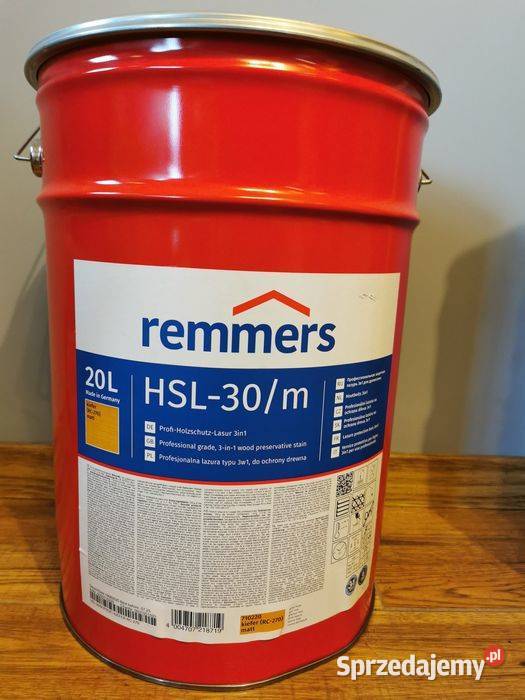 Hk lasur remmers 20l impregnat do drewna 3w1