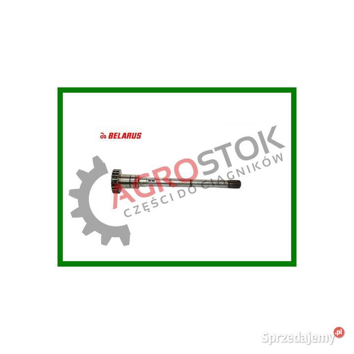 Wałek sprzęgłowy mtz na klin oryginał Parczew