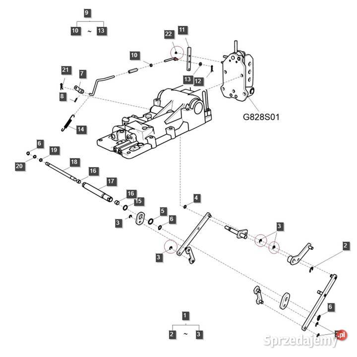 Pierścień zatrzaskowy D6 LS MT125 LS MT335 LS Tajęcina