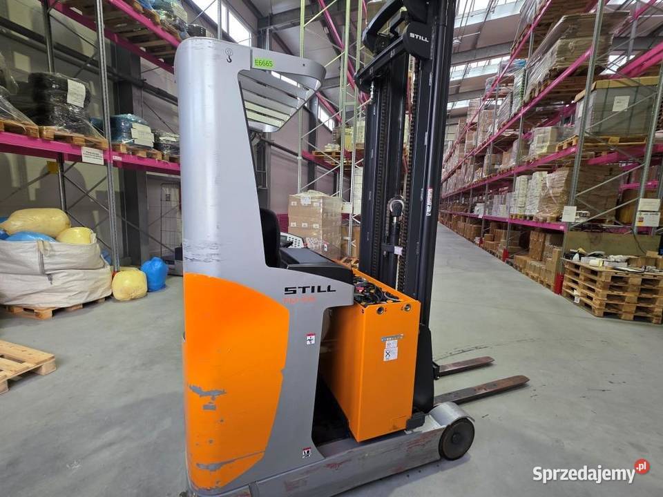 Elektryczny wózek widłowy wysokiego składowania Rybno