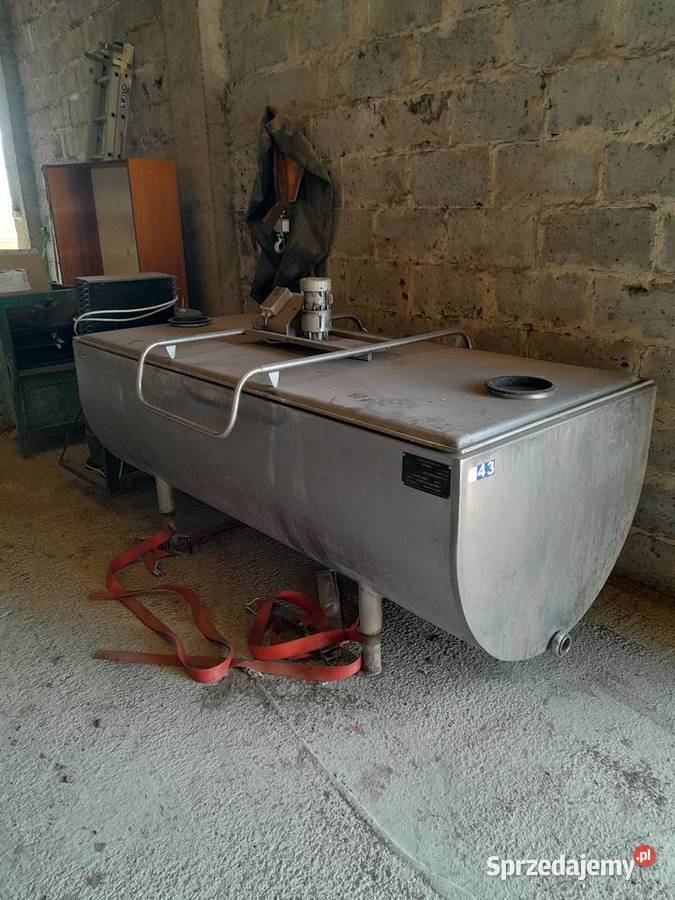 Zbiornik do mleka 1200l z odzyskiem mazowieckie Krynica