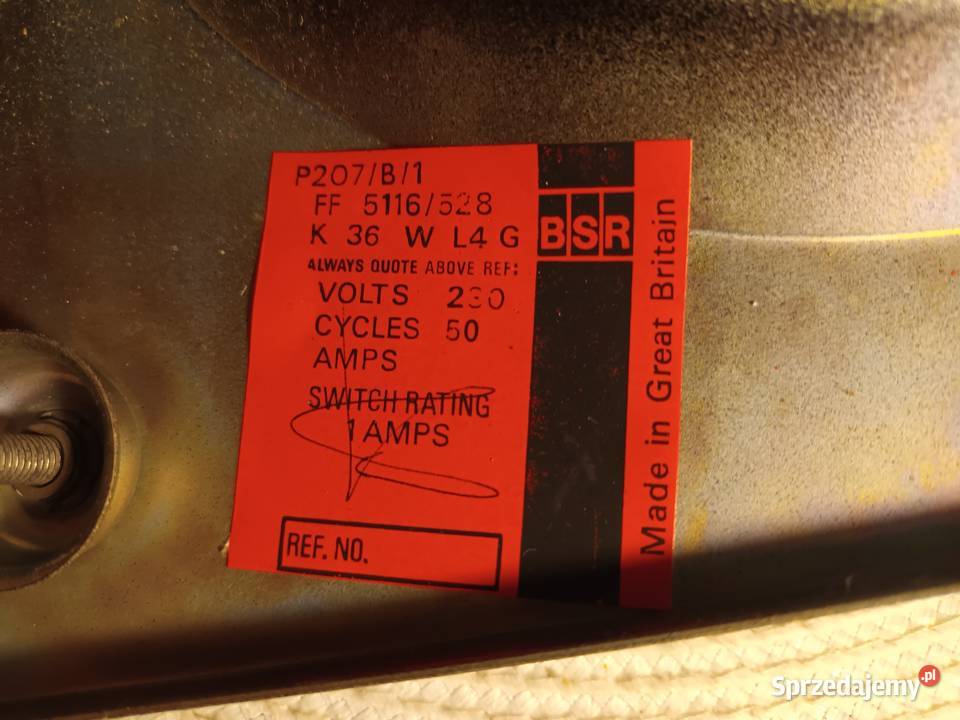 Części do gramofonów Gramofony śląskie Tychy