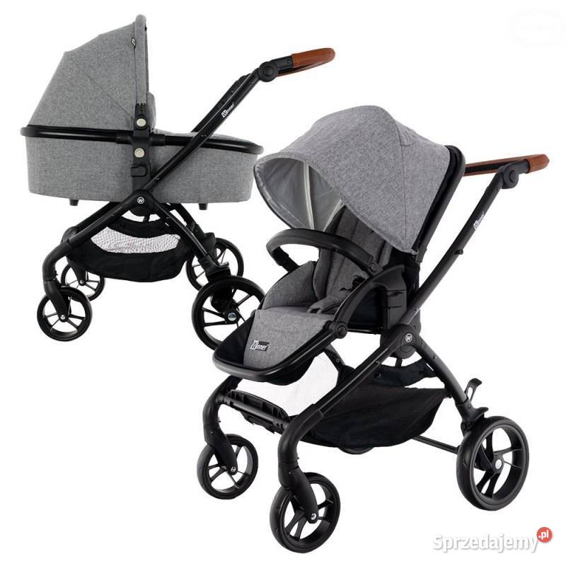 WÓZEK EUROBABY WINNER Z GONDOLĄ BROWNGREY Bielsk Podlaski